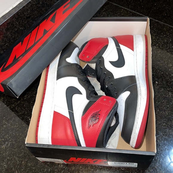 Jordan Other - Air Jordan 1 Retro High OG Varsity Red Black Toe